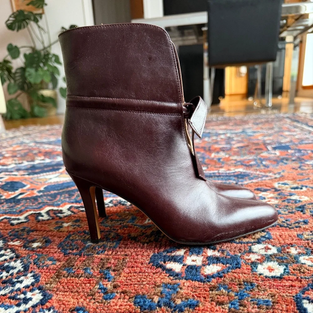 Maryam Nassir Oxblood Boots - Picture 2 of 4